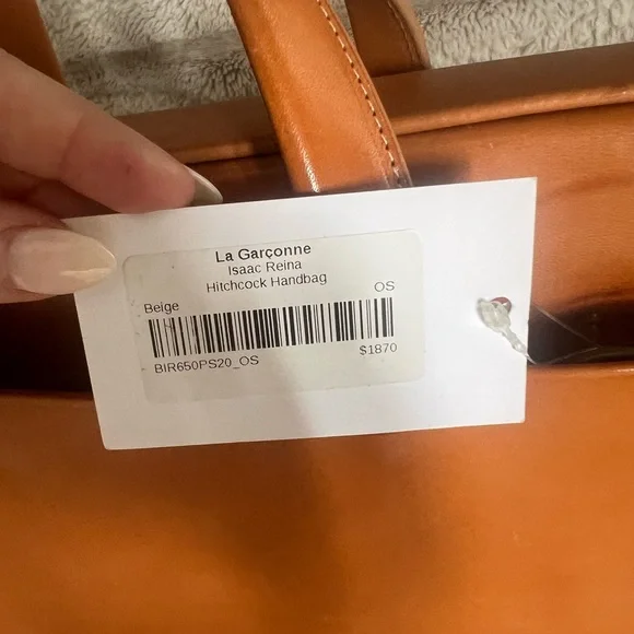 Gorgeous Tan Leather Isaac Reina Bag - Picture 4 of 11